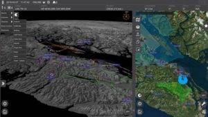 IRIS airspace situational awareness screenshot Photo: Kongsberg Geospatial