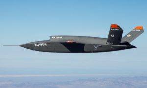 XQ-58A demonstrator in flight. Photo: US AirForce 