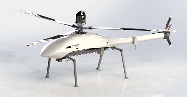 SPH Engineering’s UgCS software now supports Velos UAV helicopter