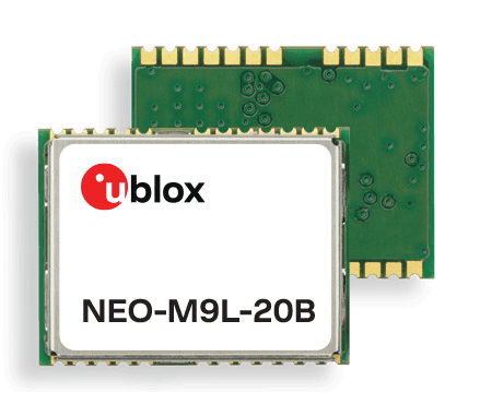 U-blox GNSS + dead-reckoning auto module operational up to 105° C