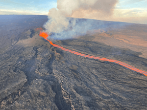 Satellite observation is helping to map lava from Hawaii’s Mauna Loa volcano