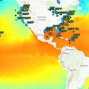Burning ring of fire: Mapping high ocean temps off Florida coast