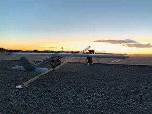 The E1 UAV completed 500 hours of successful flight testing and operations. (Photo: Silent Falcon UAS Technologies)